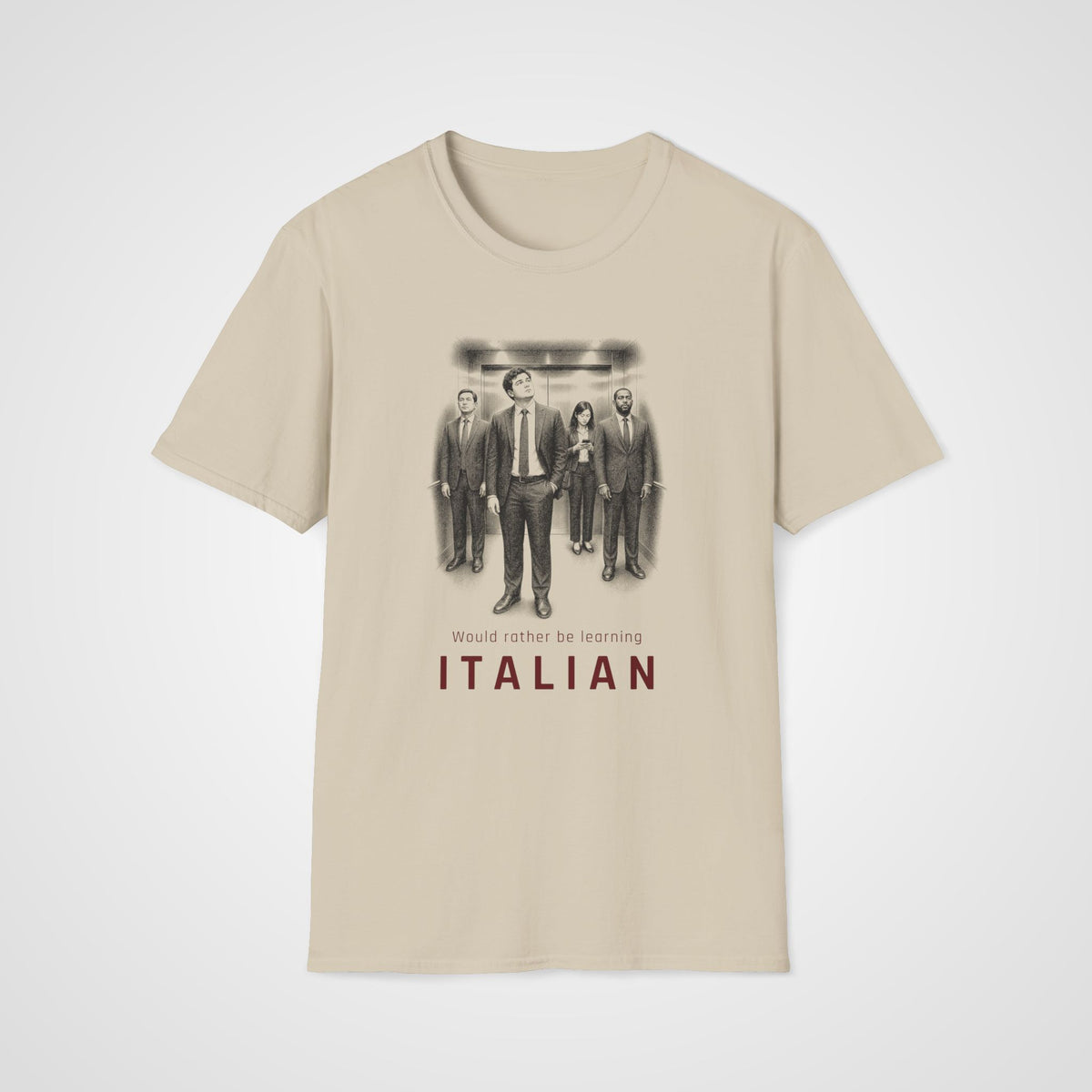 Italian Instead T-Shirt in Sand