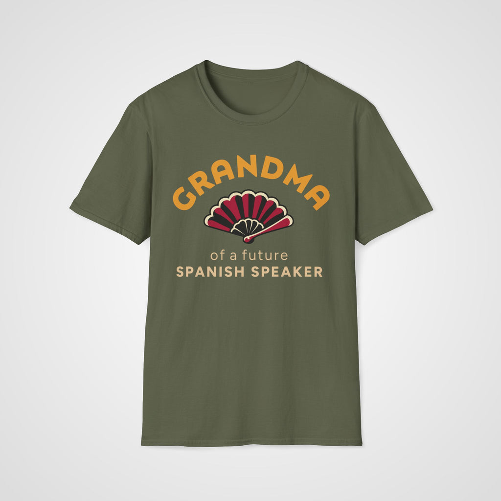 Spanish Grandma T-Shirt in Military Green