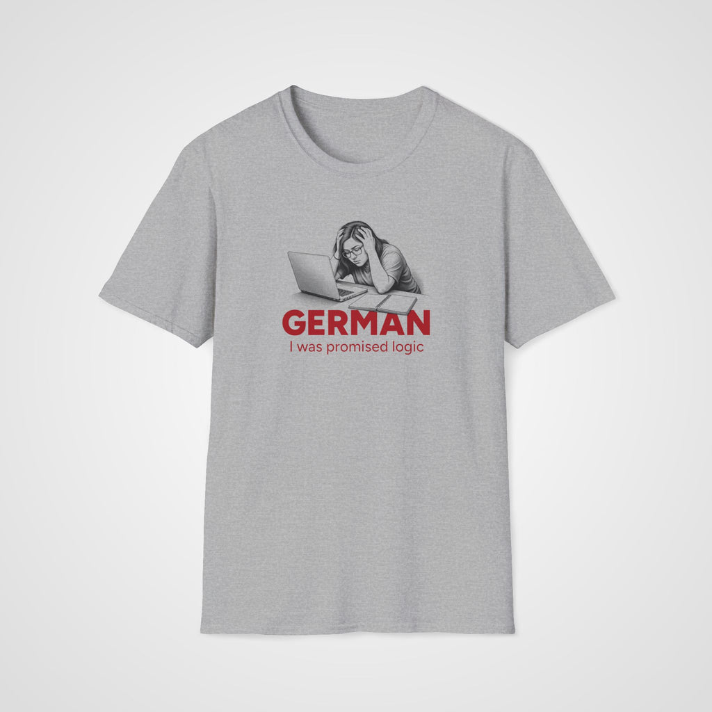 I Was Promised Logic T-Shirt in Sport Gray
