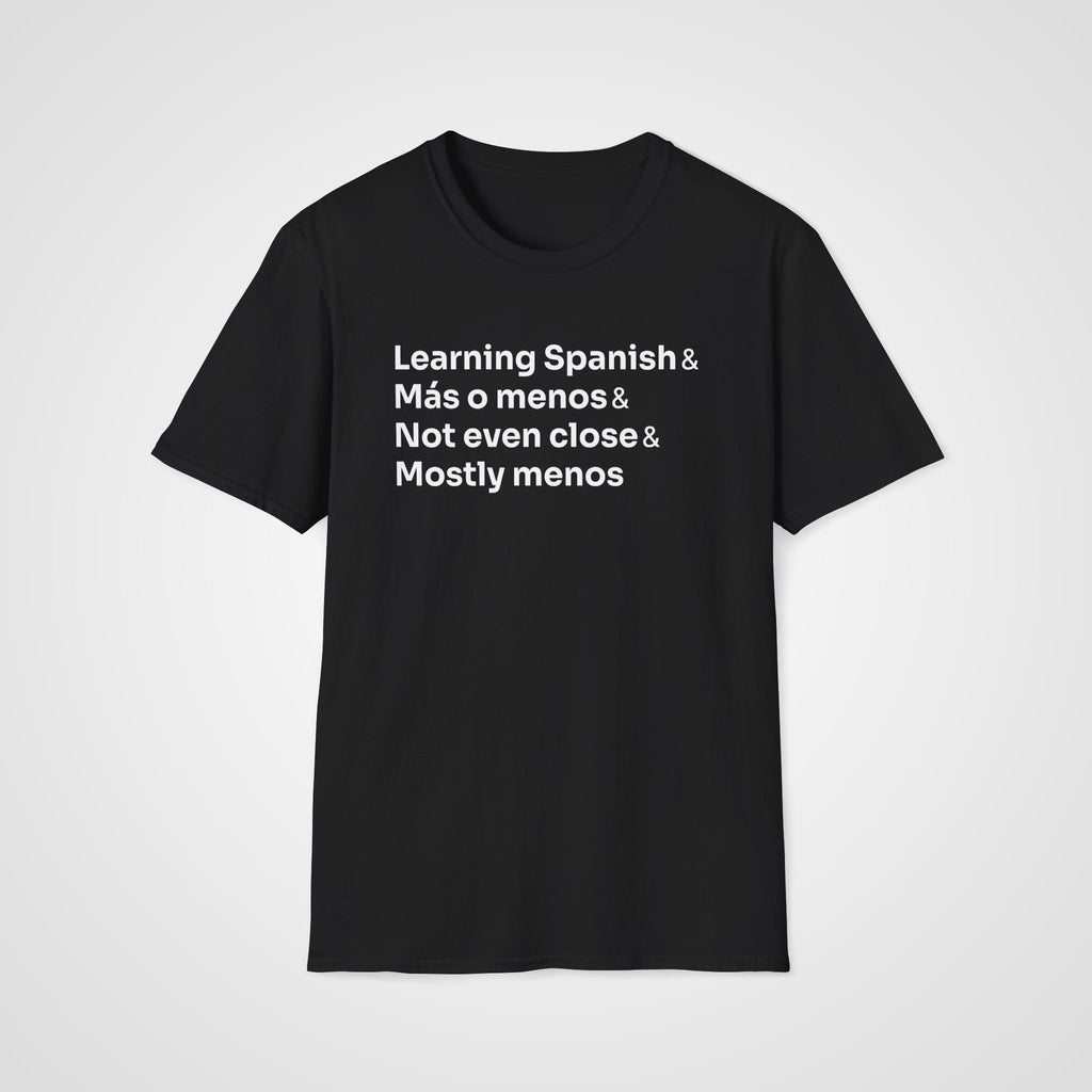 Mostly Menos T-Shirt in Black