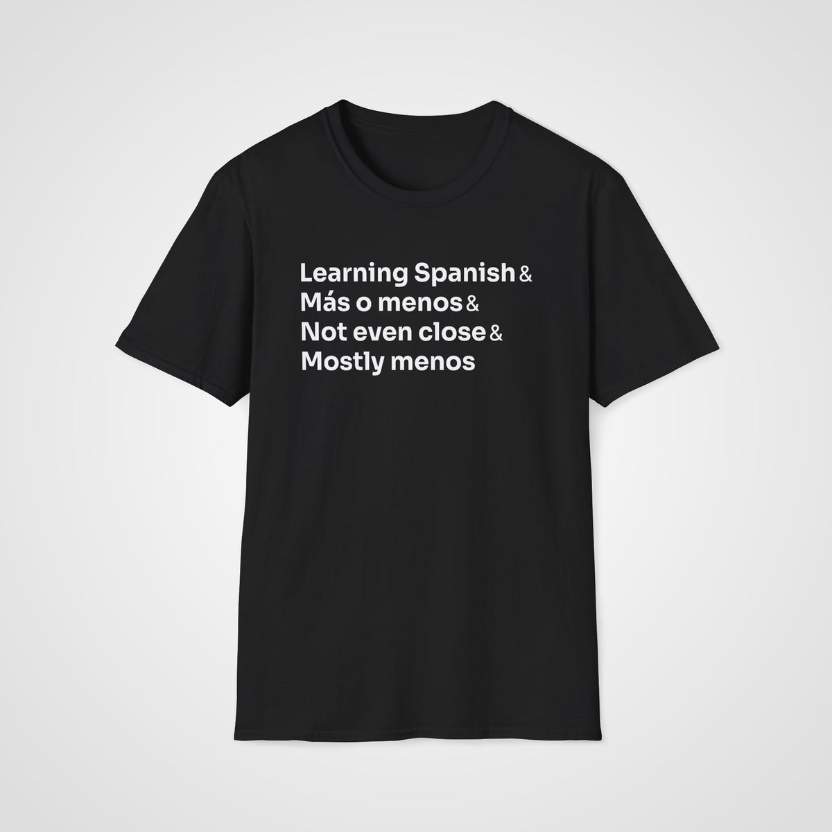 Mostly Menos T-Shirt in Black