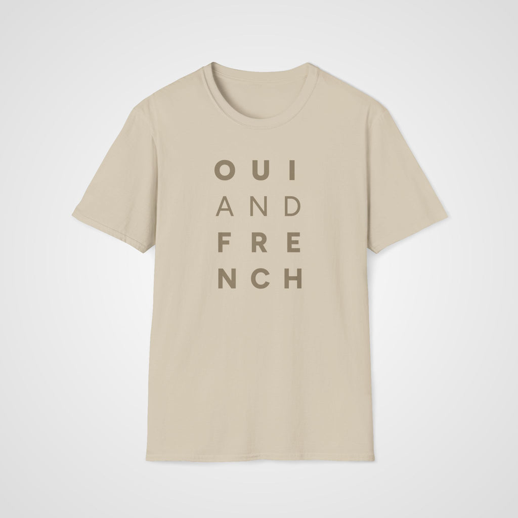 Oui & French T-Shirt in Sand