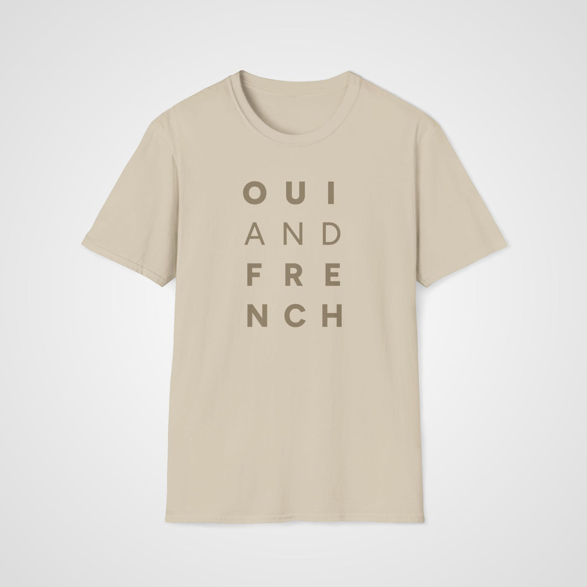 Oui & French T-Shirt in Sand