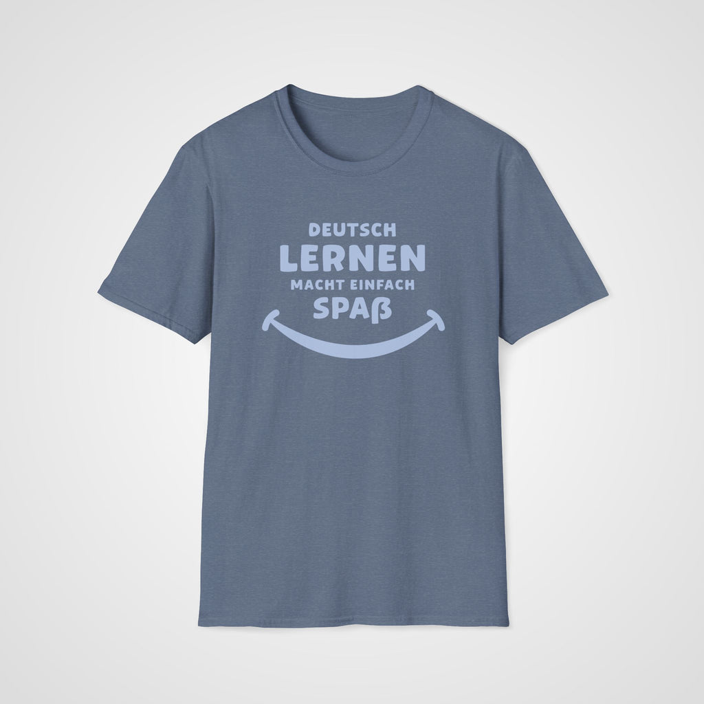 Deutsch Macht Spaß T-Shirt in Heather Indigo