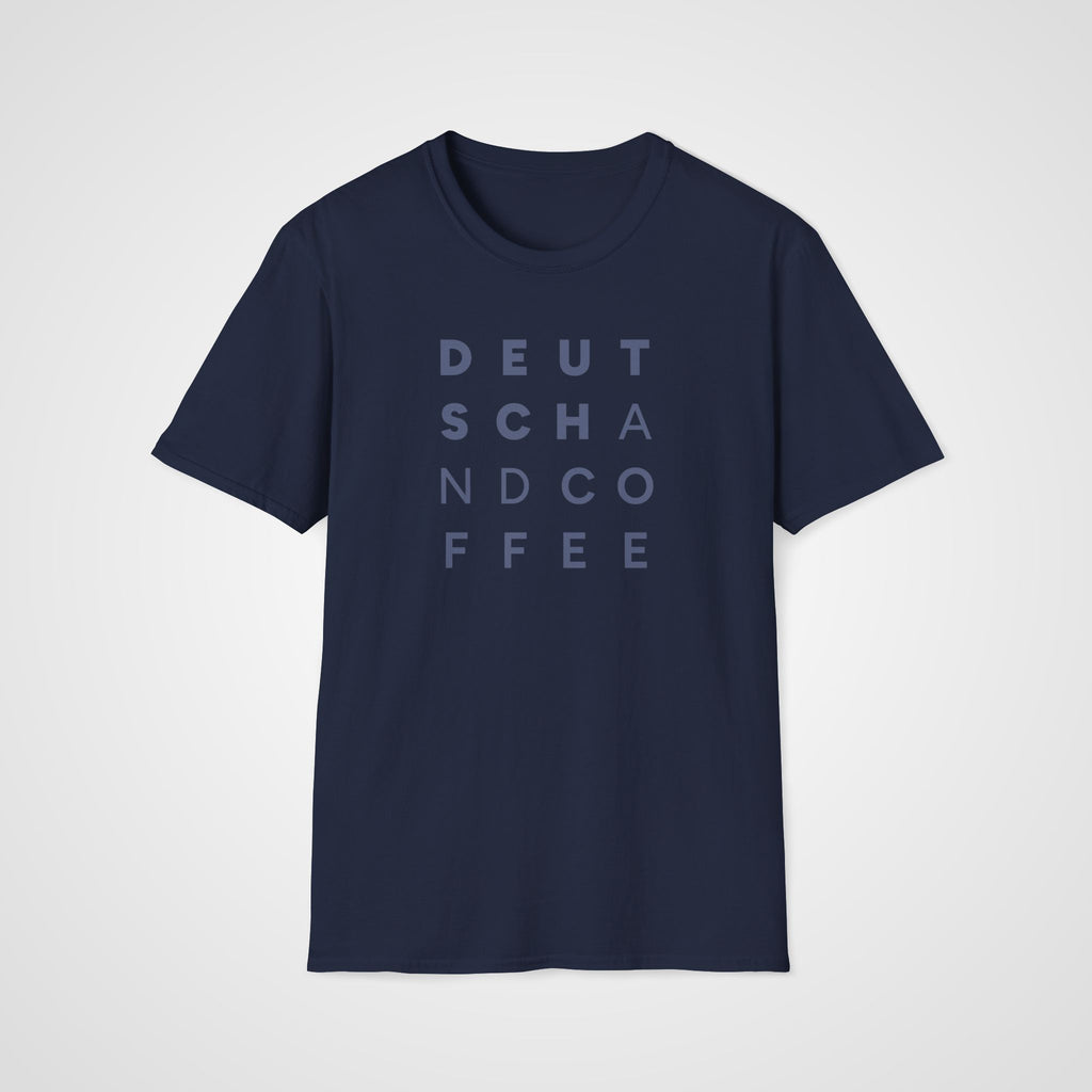 Deutsch & Coffee T-Shirt in Navy