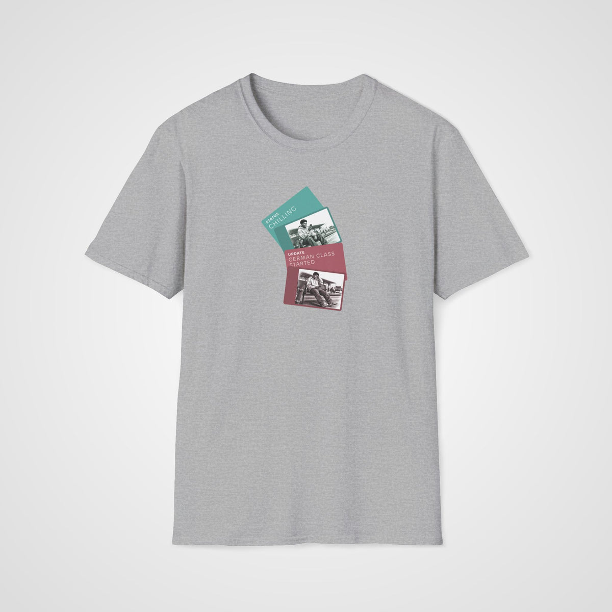 German Class Started T-Shirt in Sport Gray