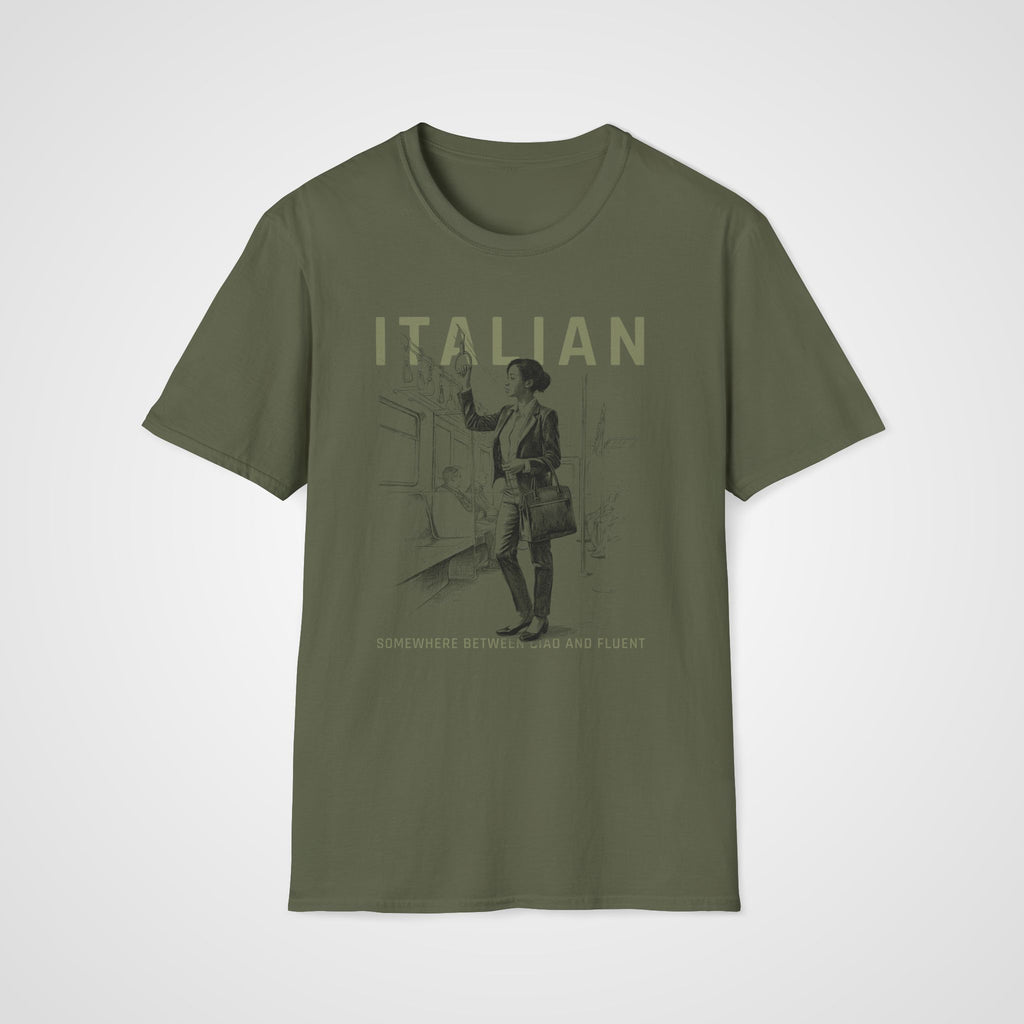 Between Ciao and Fluent T-Shirt in Military Green