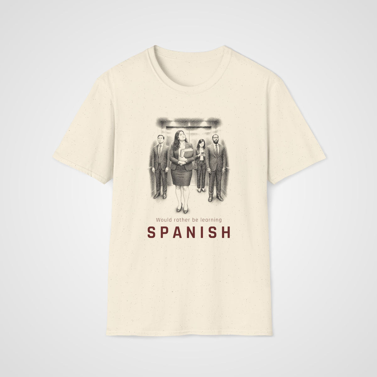 Spanish Instead T-Shirt in Natural
