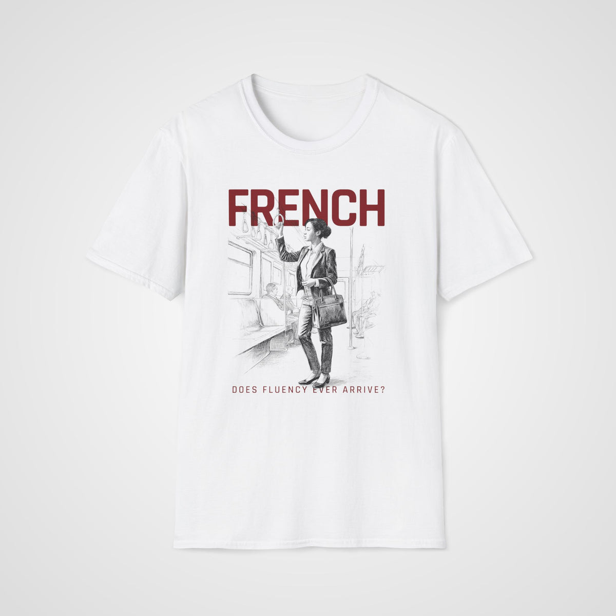 Waiting for Fluency T-Shirt in White