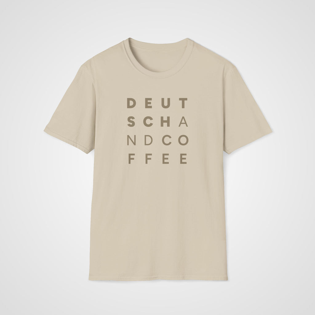 Deutsch & Coffee T-Shirt in Sand
