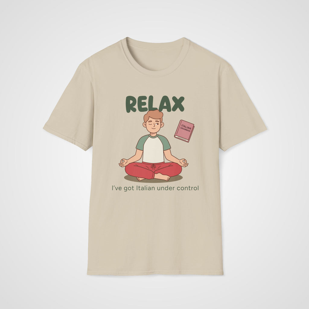 Italian Grammar Relax T-Shirt in Sand
