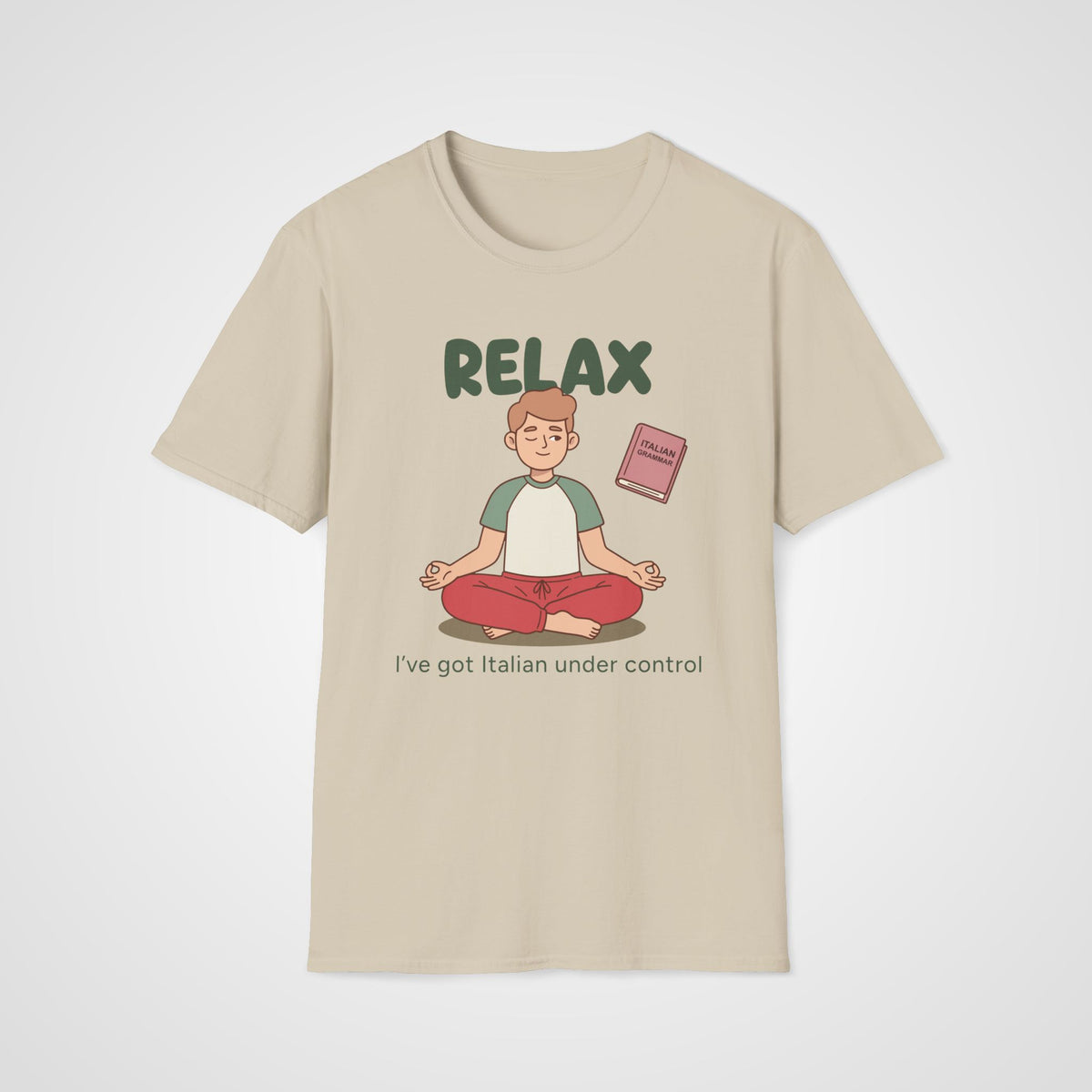 Italian Grammar Relax T-Shirt in Sand
