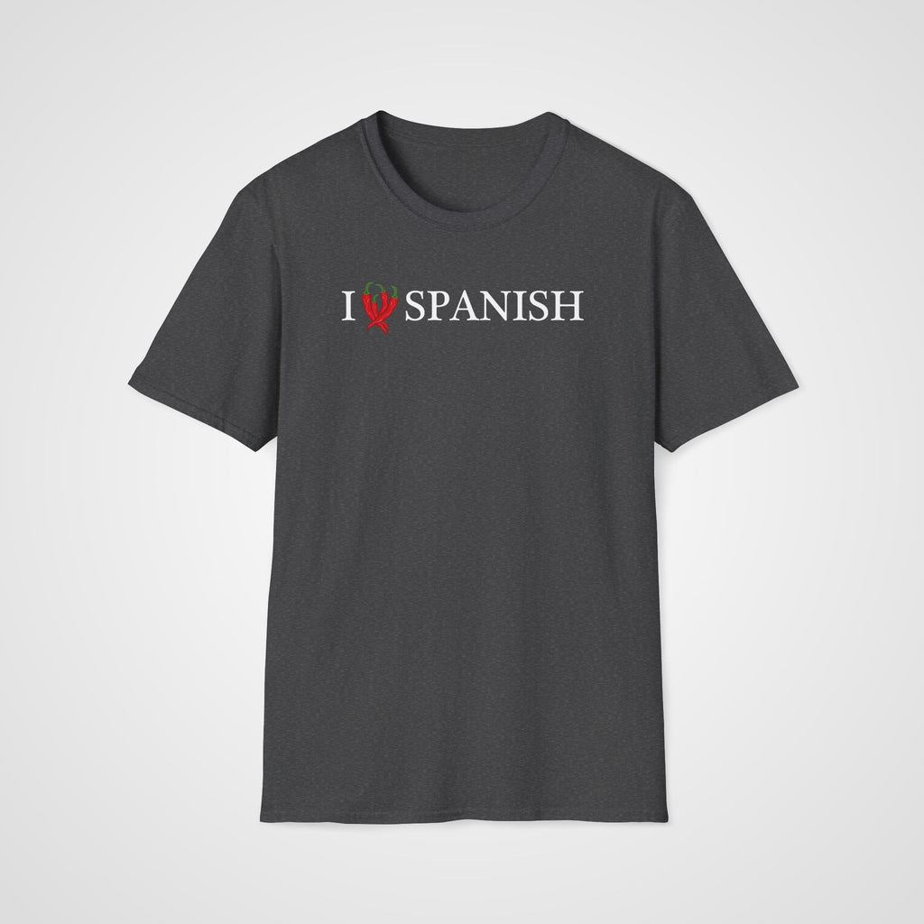 I Love Spanish T-Shirt in Dark Heather