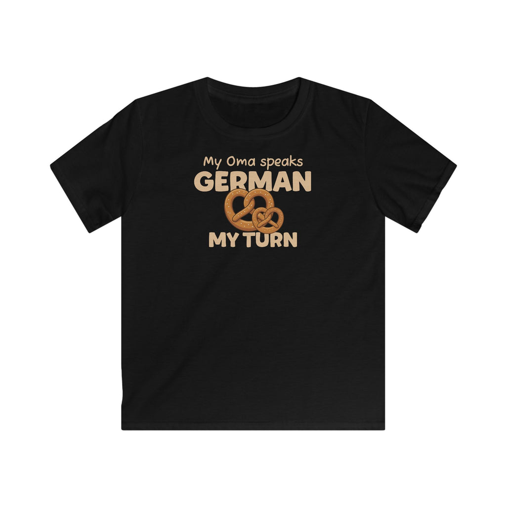 My Oma speaks German T-Shirt in Black