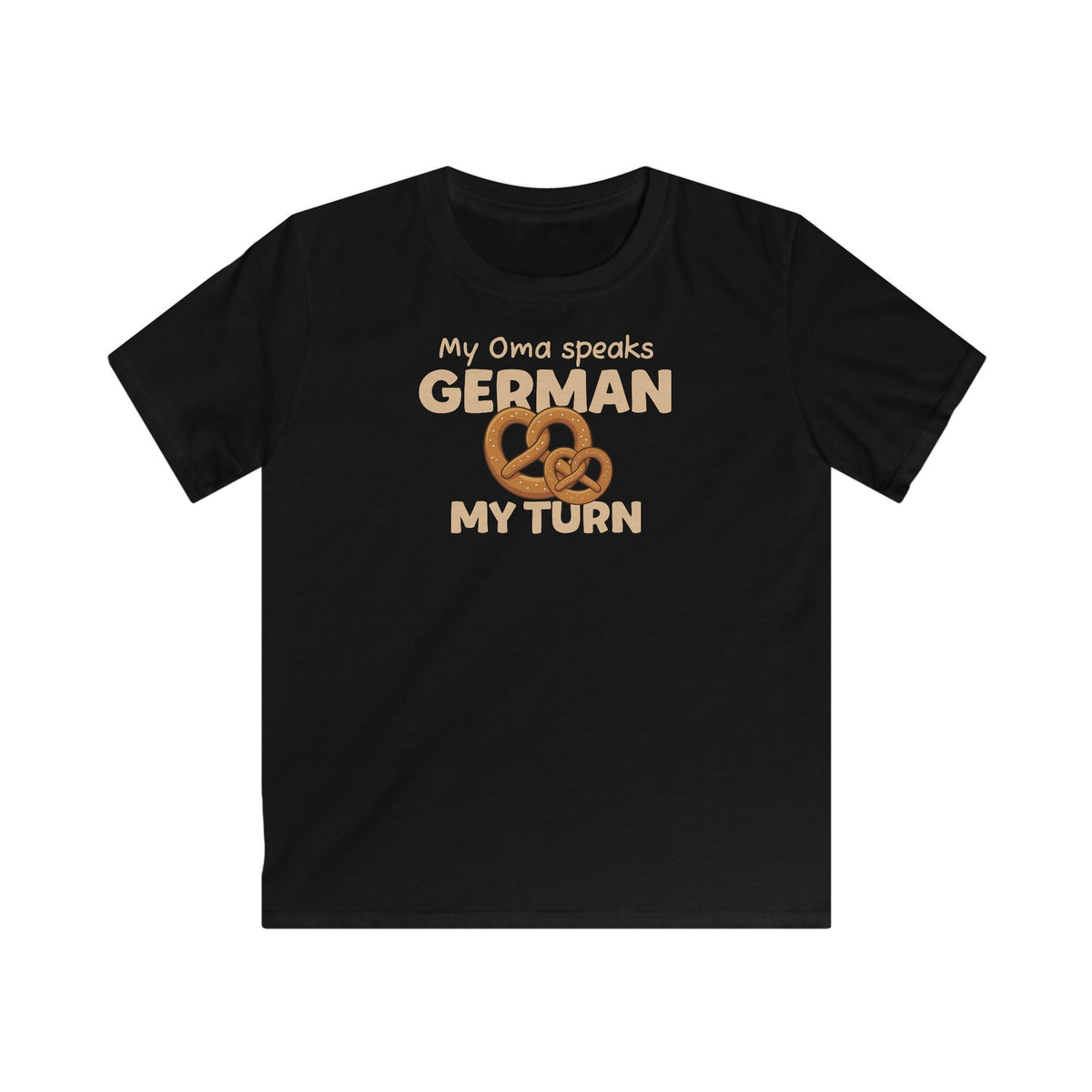 My Oma speaks German T-Shirt in Black