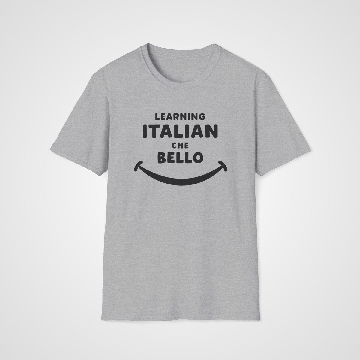 Che Bello Italian T-Shirt in Sport Gray