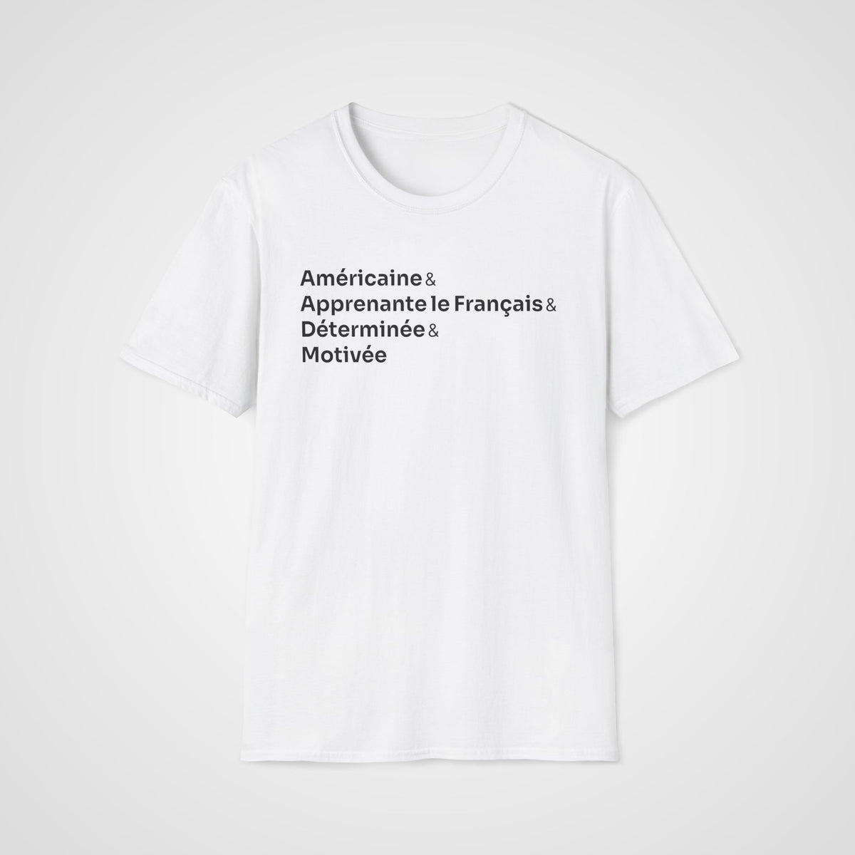 Motivée French Learner T-Shirt in White