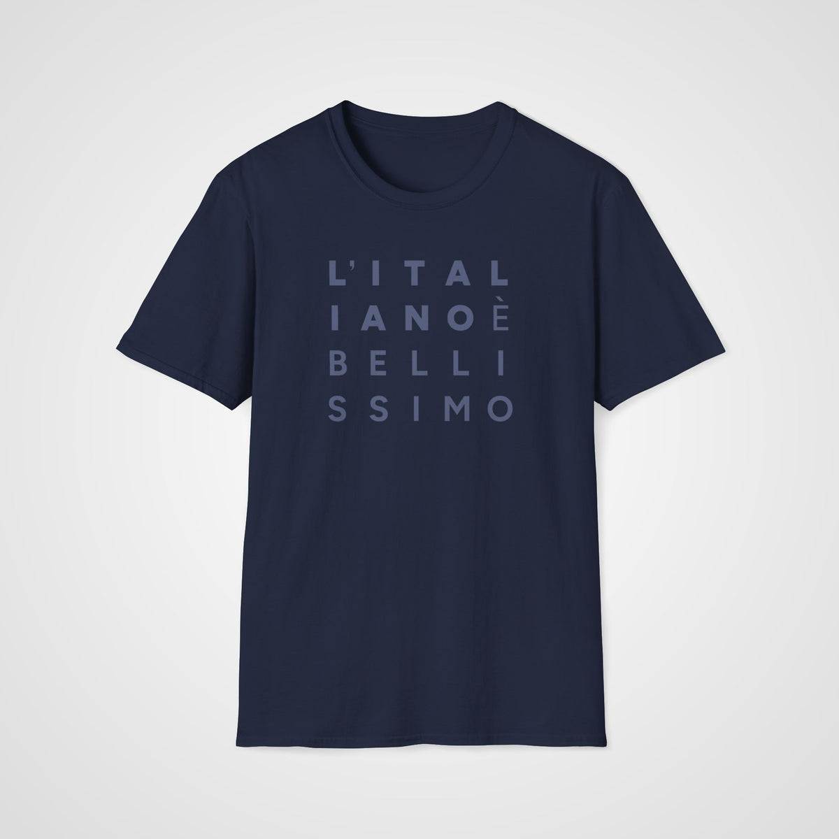 L'Italiano è Bellissimo T-Shirt in Navy