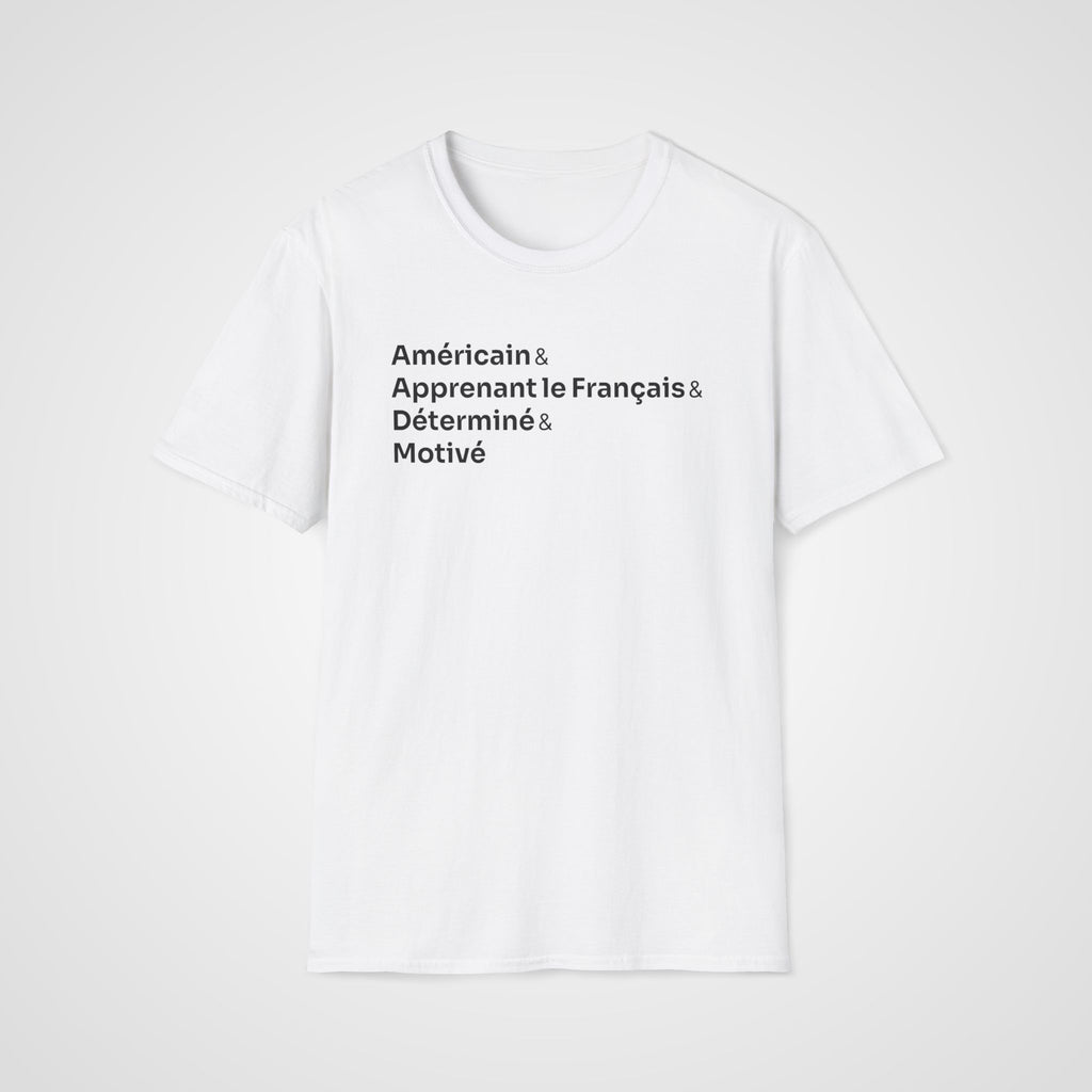Motivé French Learner T-Shirt in White