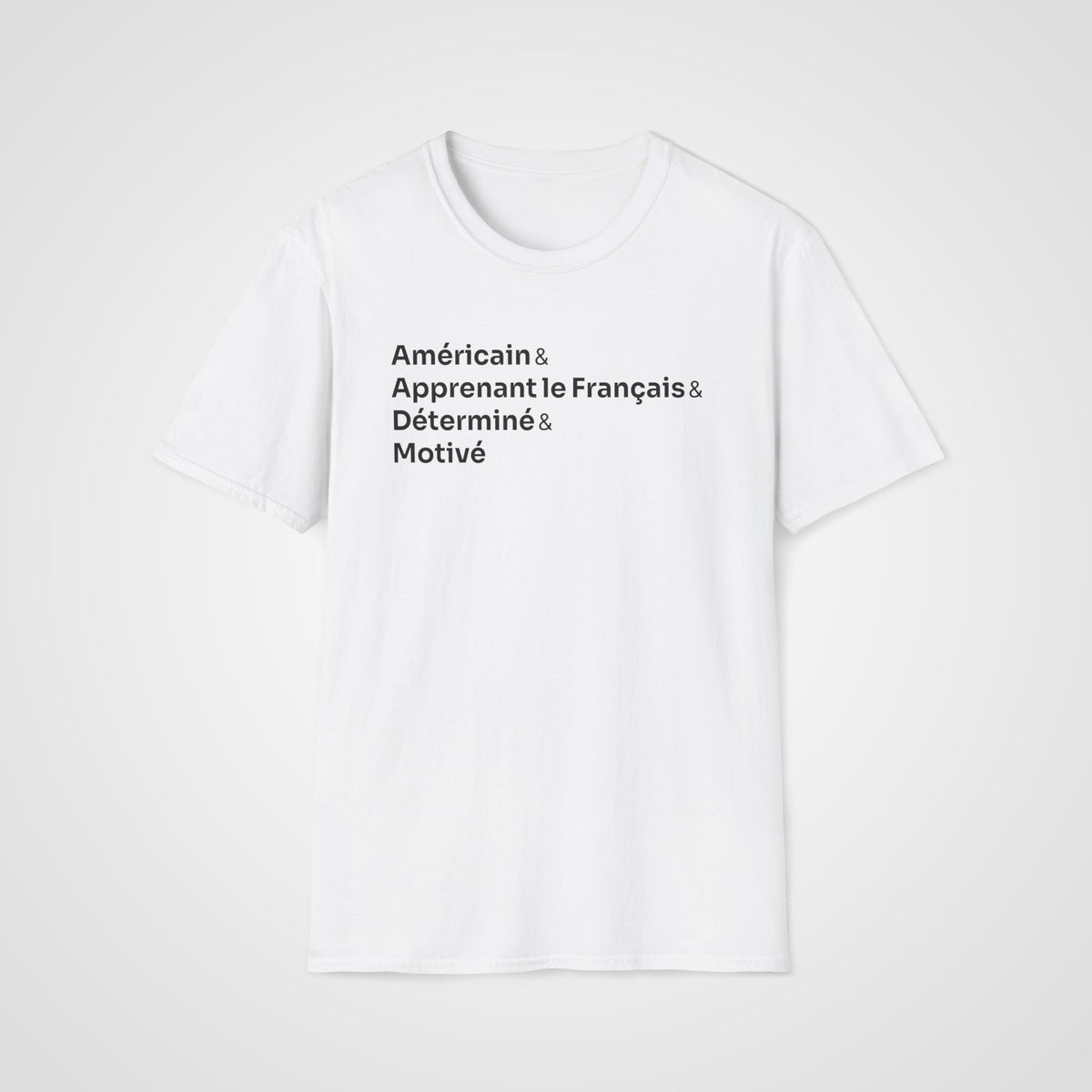 Motivé French Learner T-Shirt in White