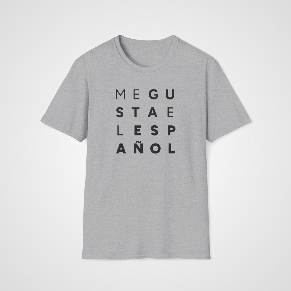 Me Gusta el Español T-Shirt in Sport Gray