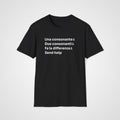 Italian Consonants T-Shirt in Black