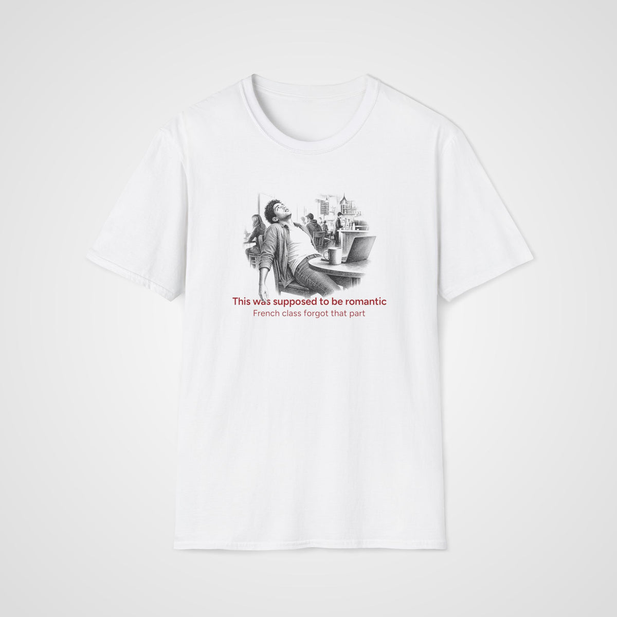 Where’s the Romance? T-Shirt in White
