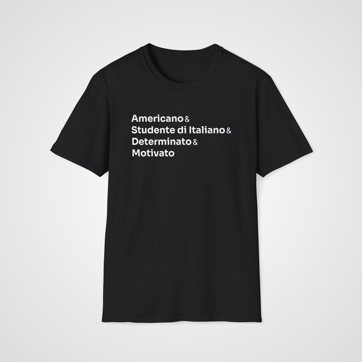 Motivato Italian Learner T-Shirt in Black