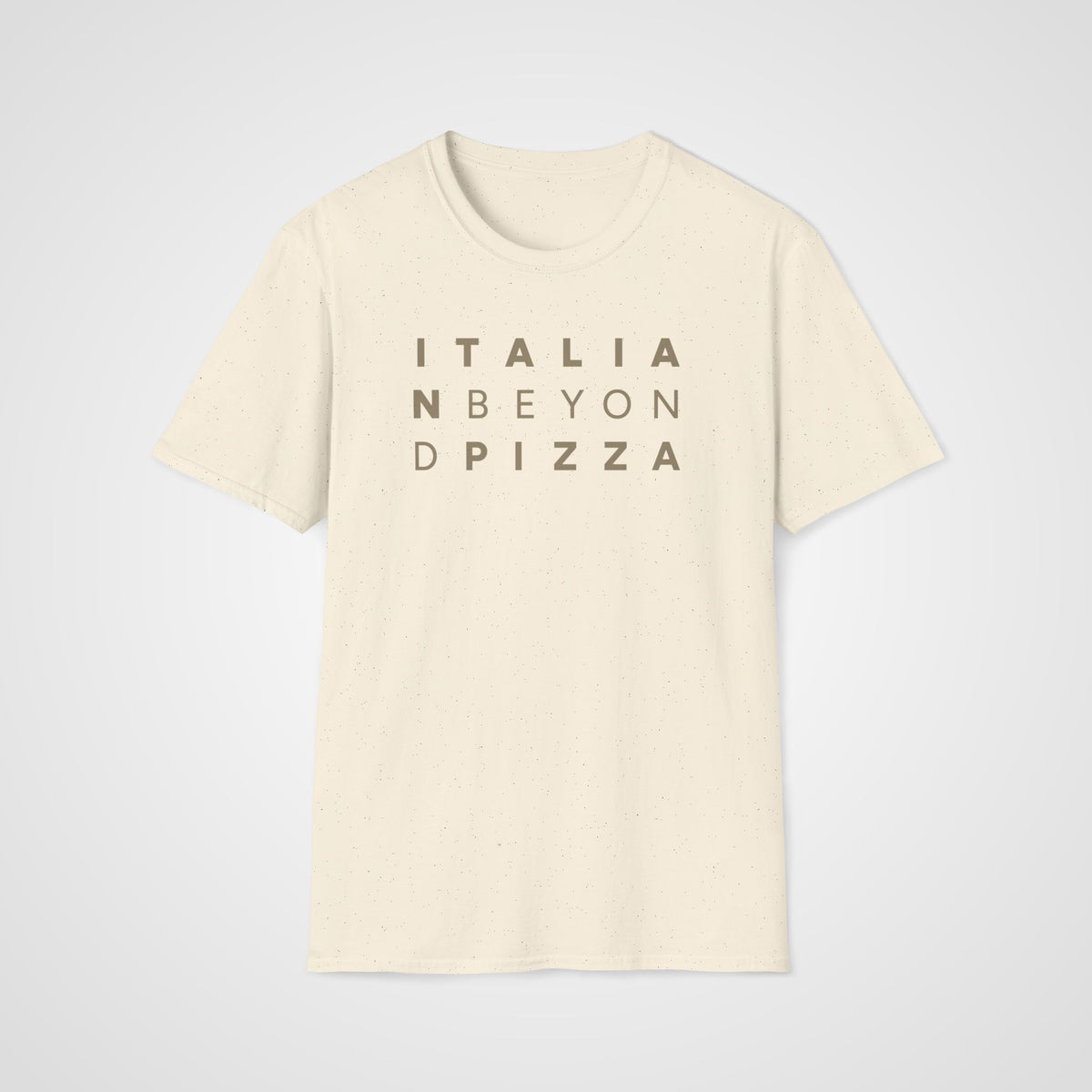 Italian Beyond Pizza T-Shirt in Natural