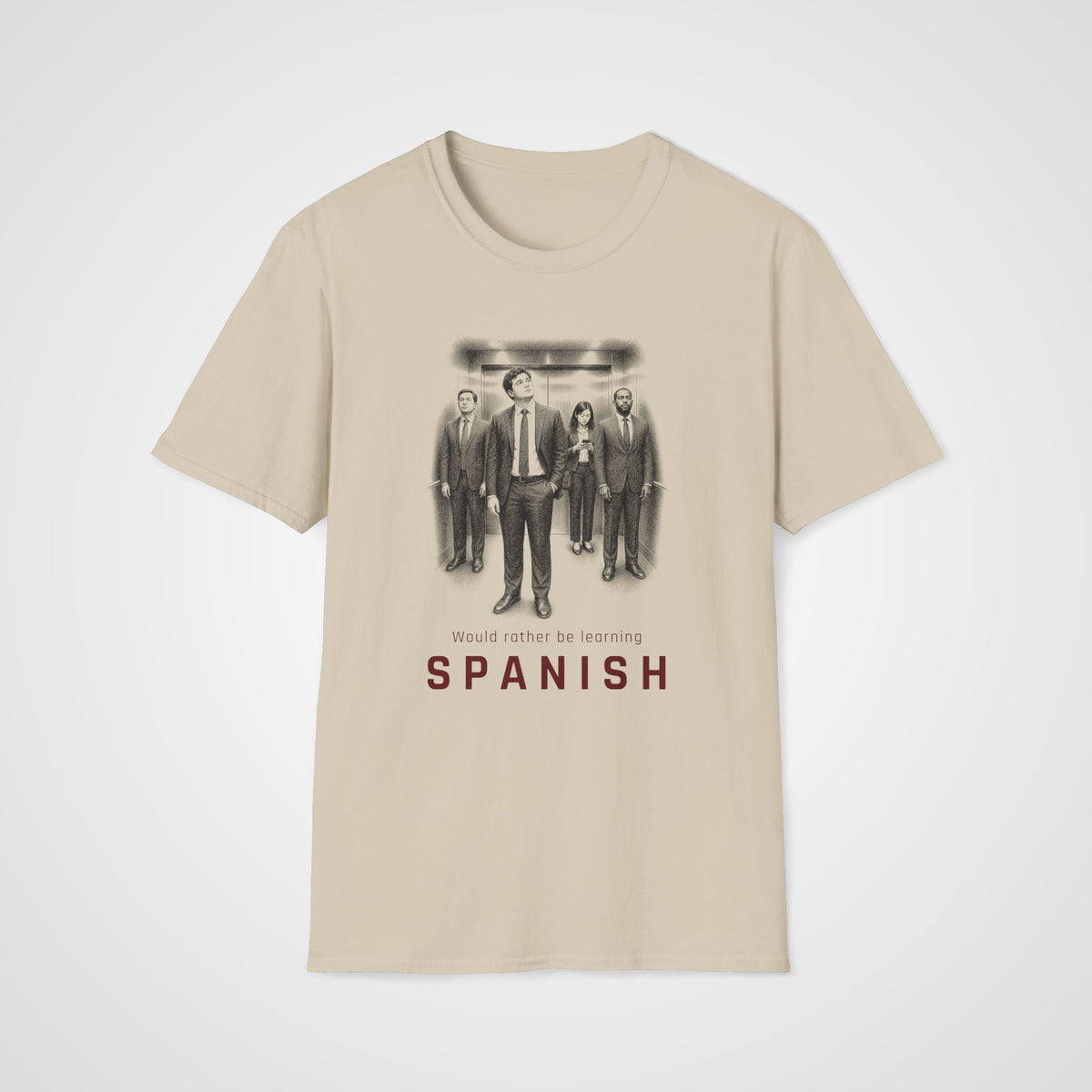 Spanish Instead T-Shirt in Sand