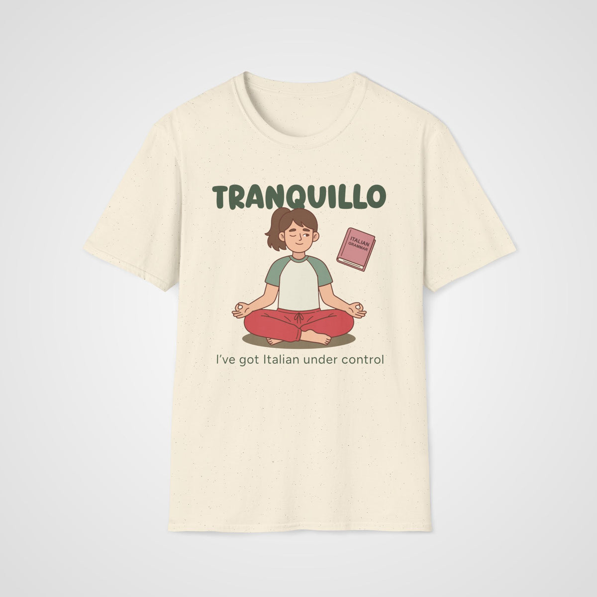 Tranquillo Italian Learner T-Shirt in Natural