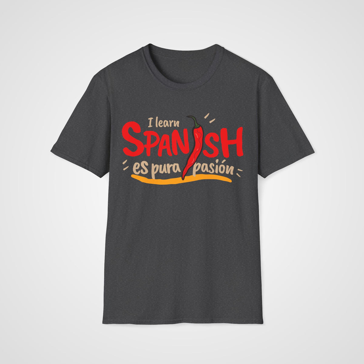 Spanish Pura Pasión T-Shirt in Dark Heather