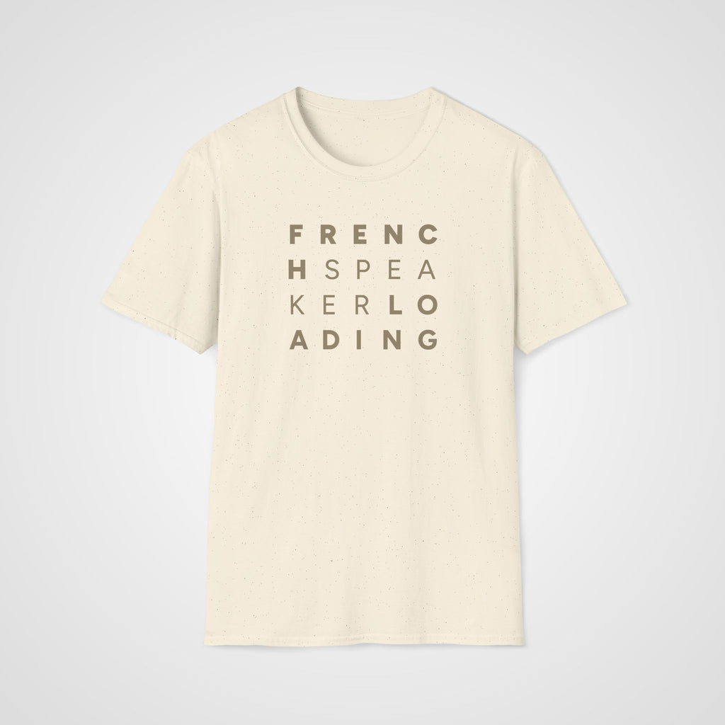 French Speaker Loading T-Shirt in Natural