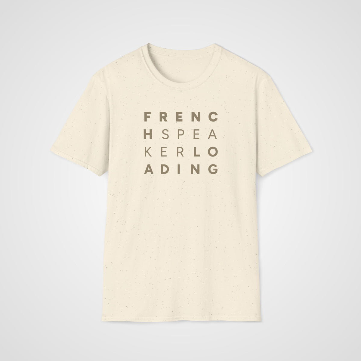 French Speaker Loading T-Shirt in Natural