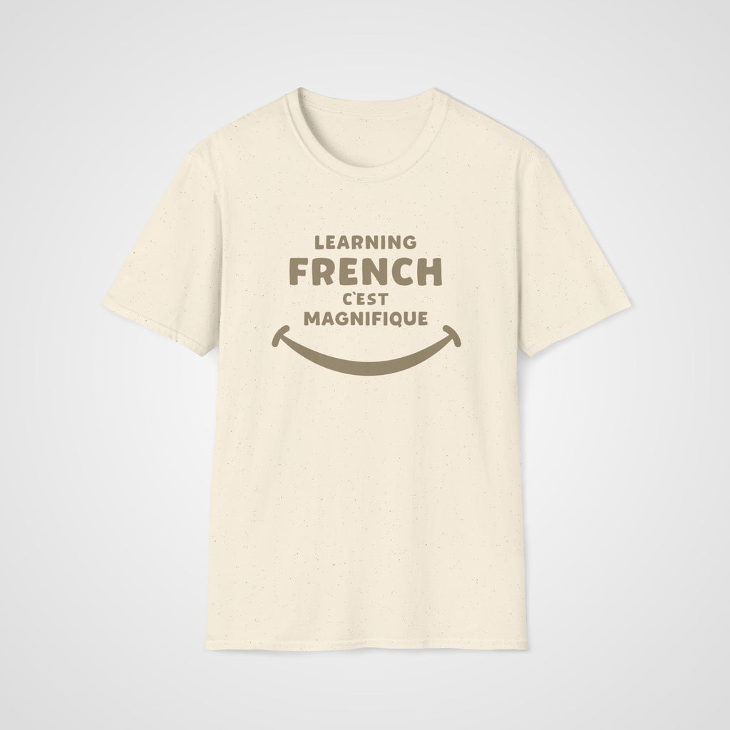 C'est Magnifique French T-Shirt in Natural