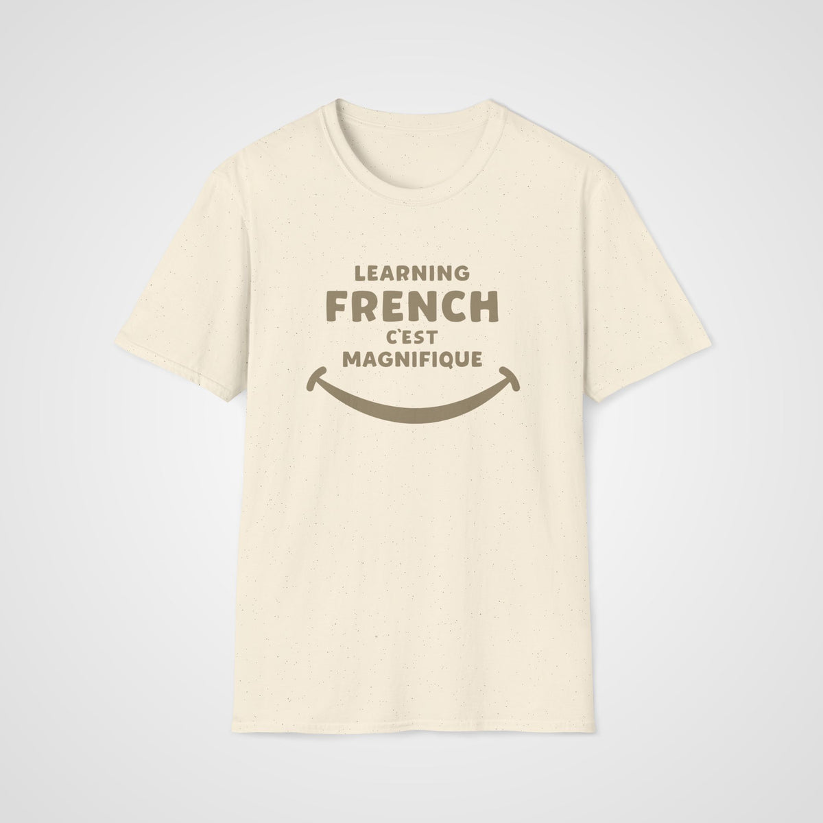 C'est Magnifique French T-Shirt in Natural