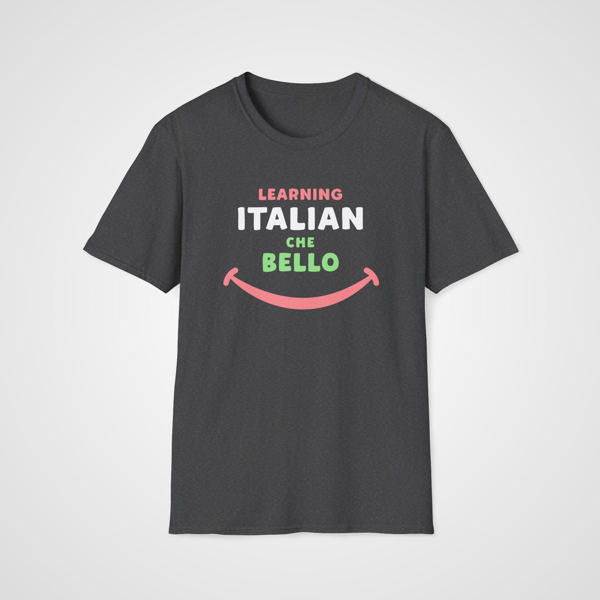 Che Bello Italian T-Shirt in Dark Heather