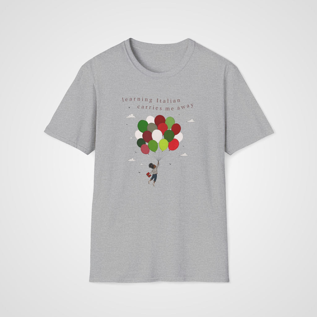 Carried Away by Italian T-Shirt in Sport Gray
