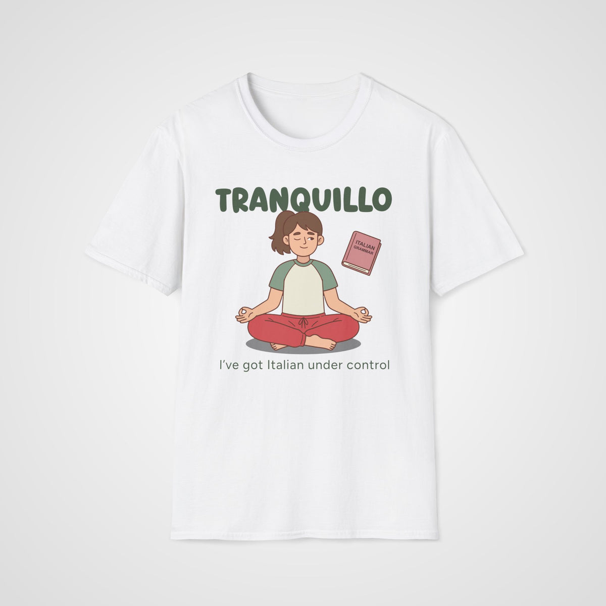 Tranquillo Italian Learner T-Shirt in White