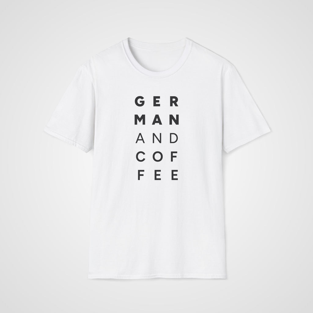 German & Coffee T-Shirt in White
