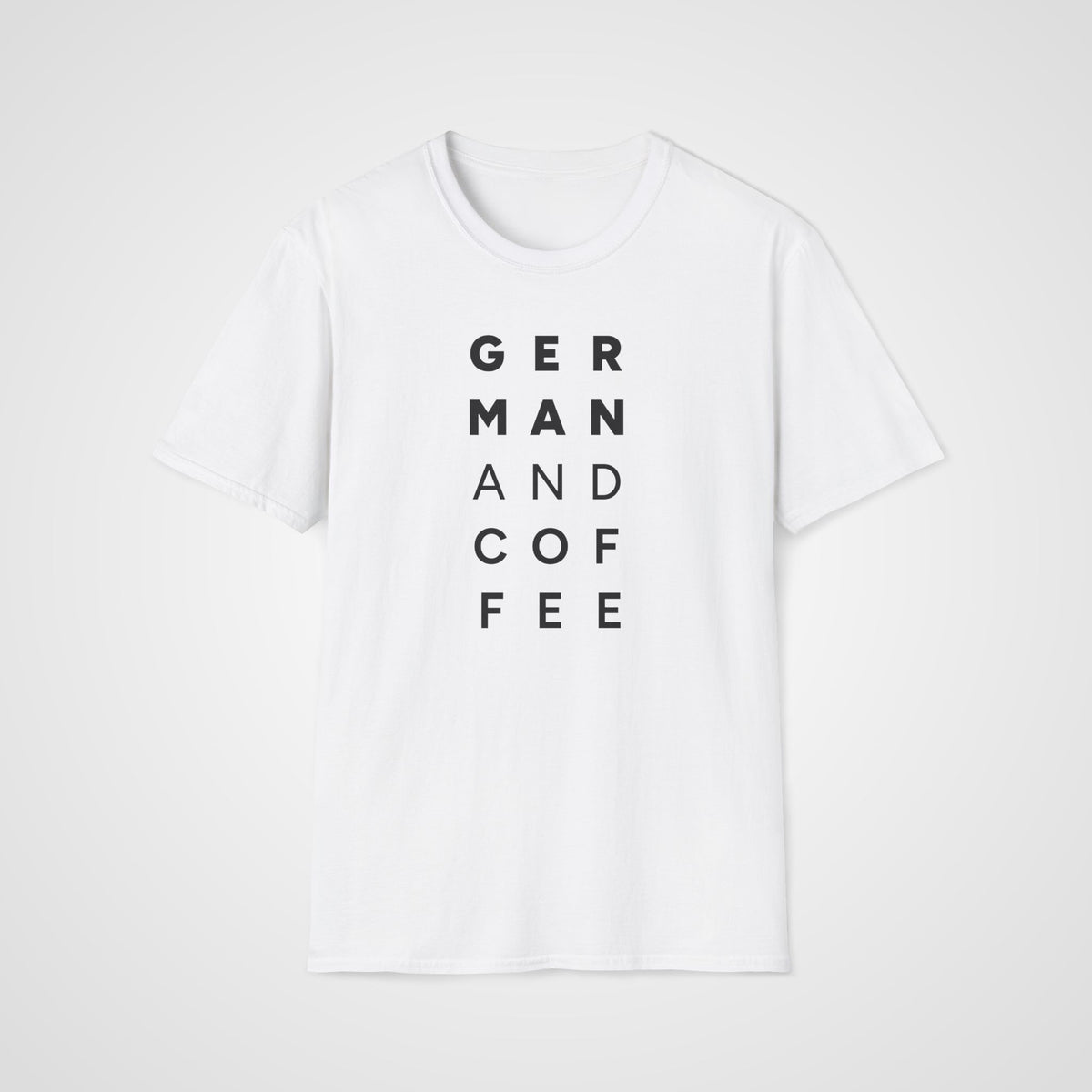German & Coffee T-Shirt in White