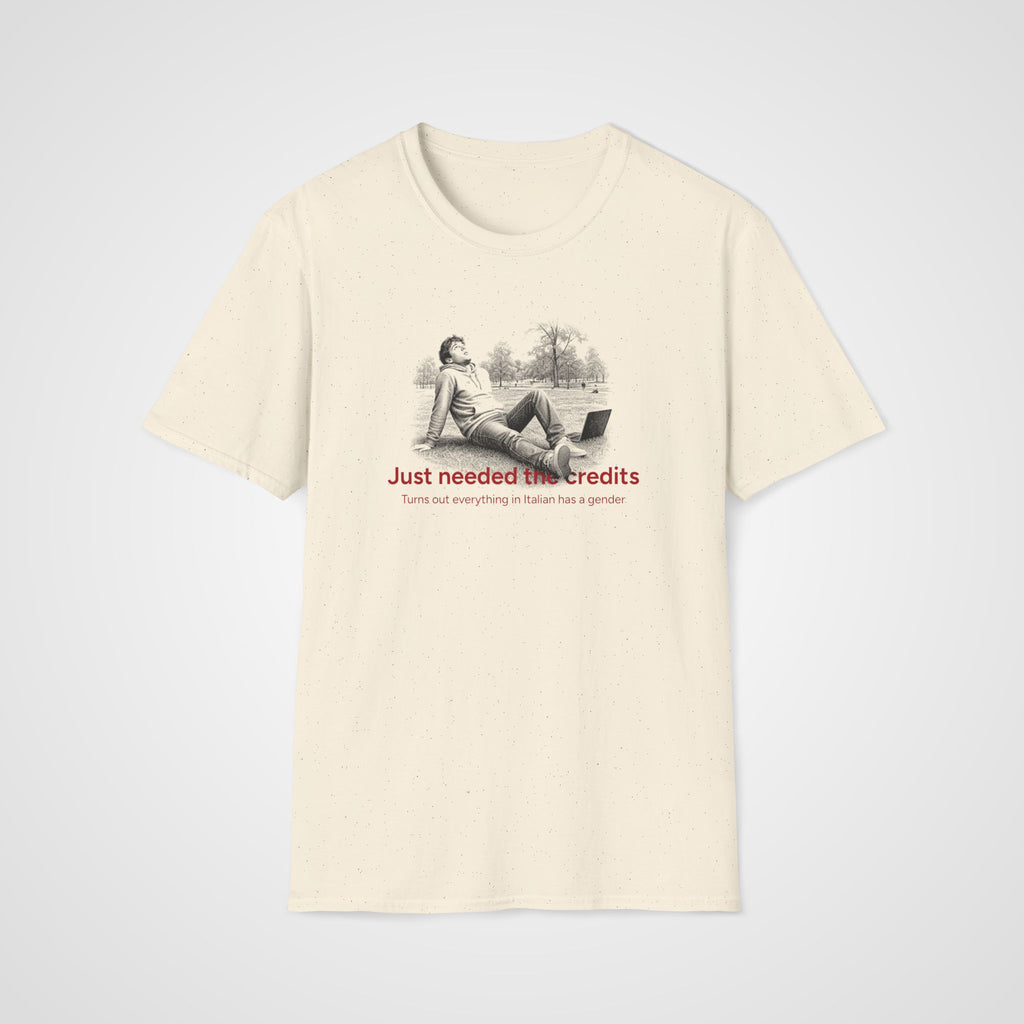 Italian Gender Surprise T-Shirt in Natural