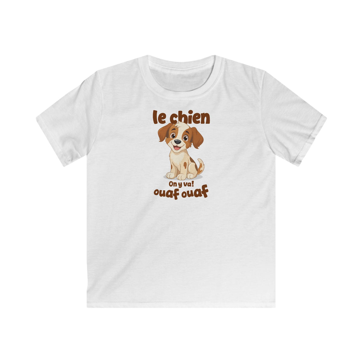 Le Chien Kids T-Shirt in White
