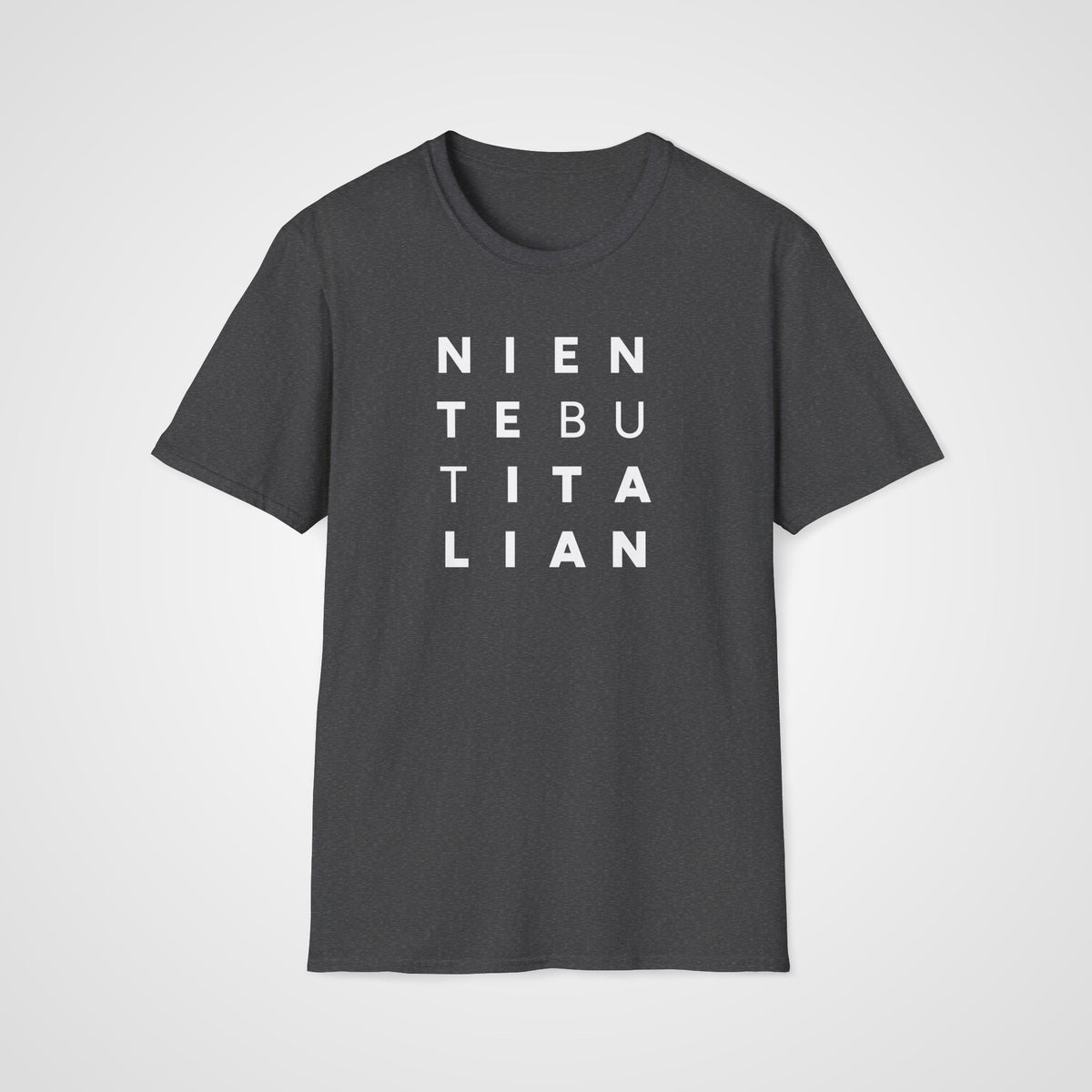 Niente But Italian T-Shirt in Dark Heather