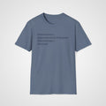 Motivée French Learner T-Shirt in Heather Indigo