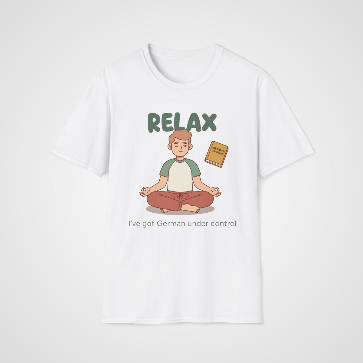 German Grammar Relax T-Shirt in White