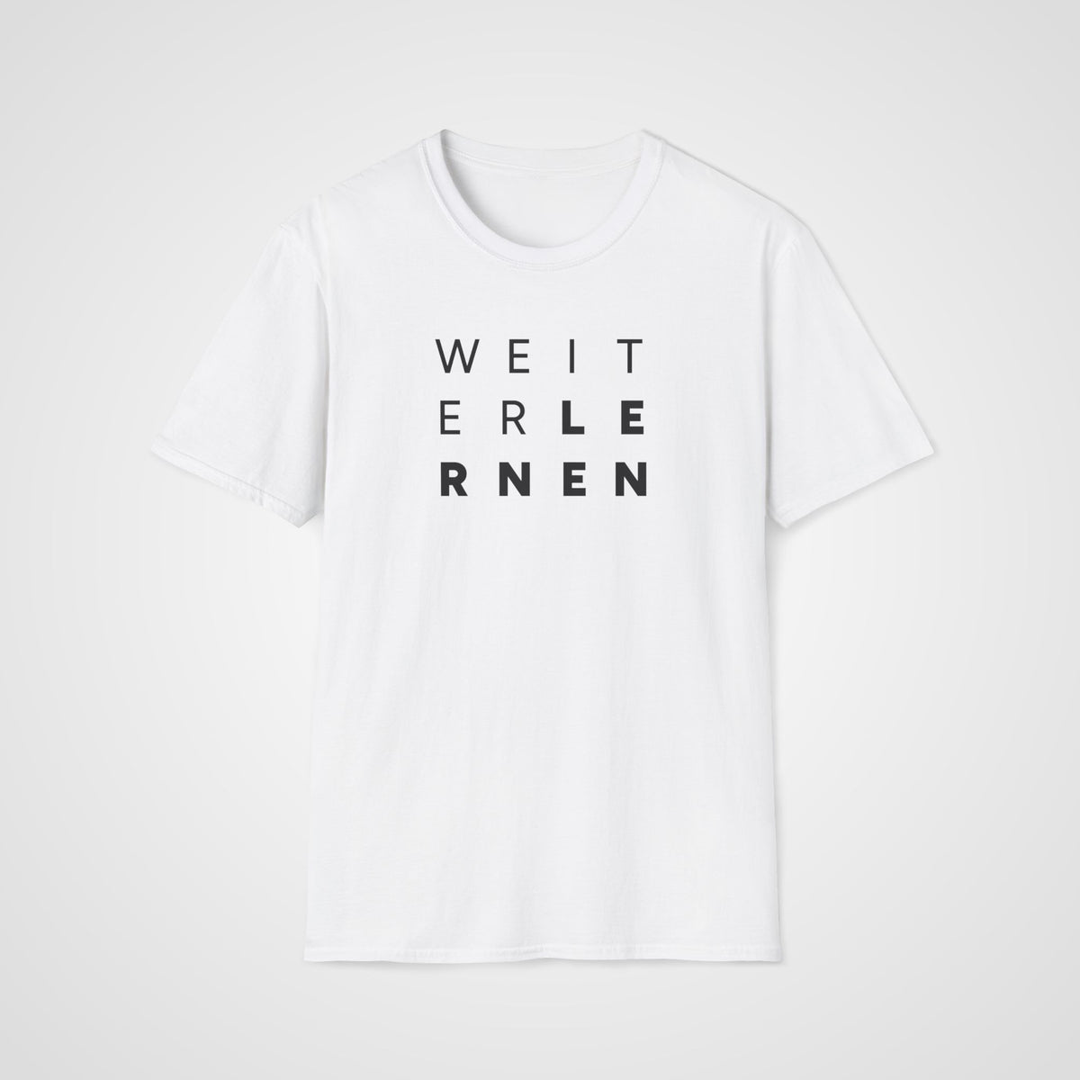 Weiter Lernen T-Shirt in White