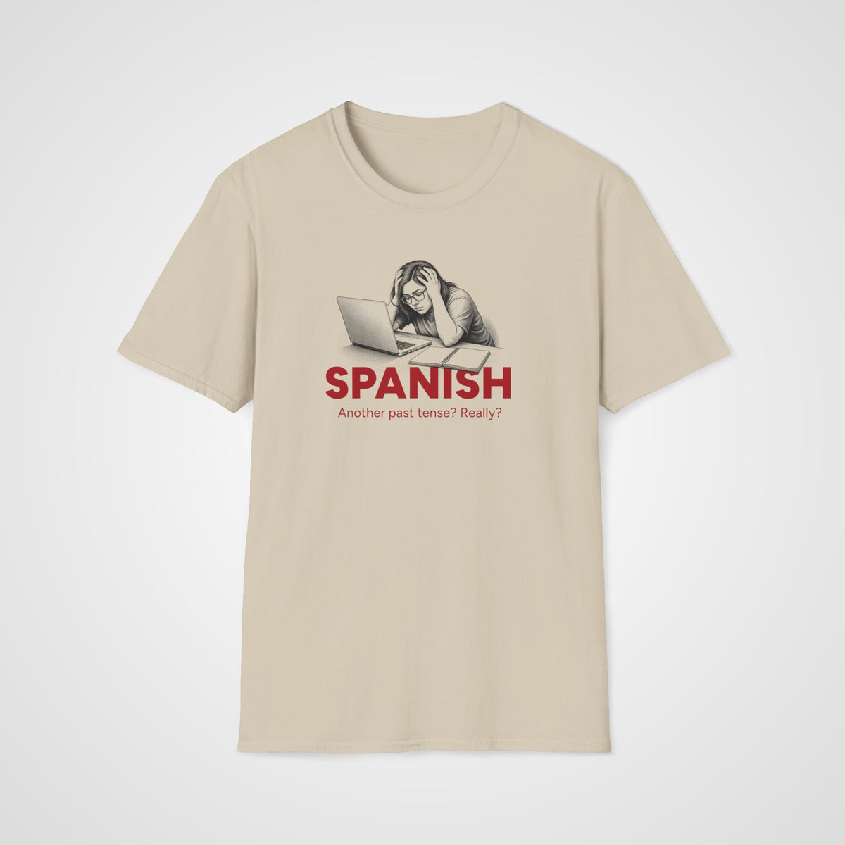 Another Past Tense? T-Shirt in Sand