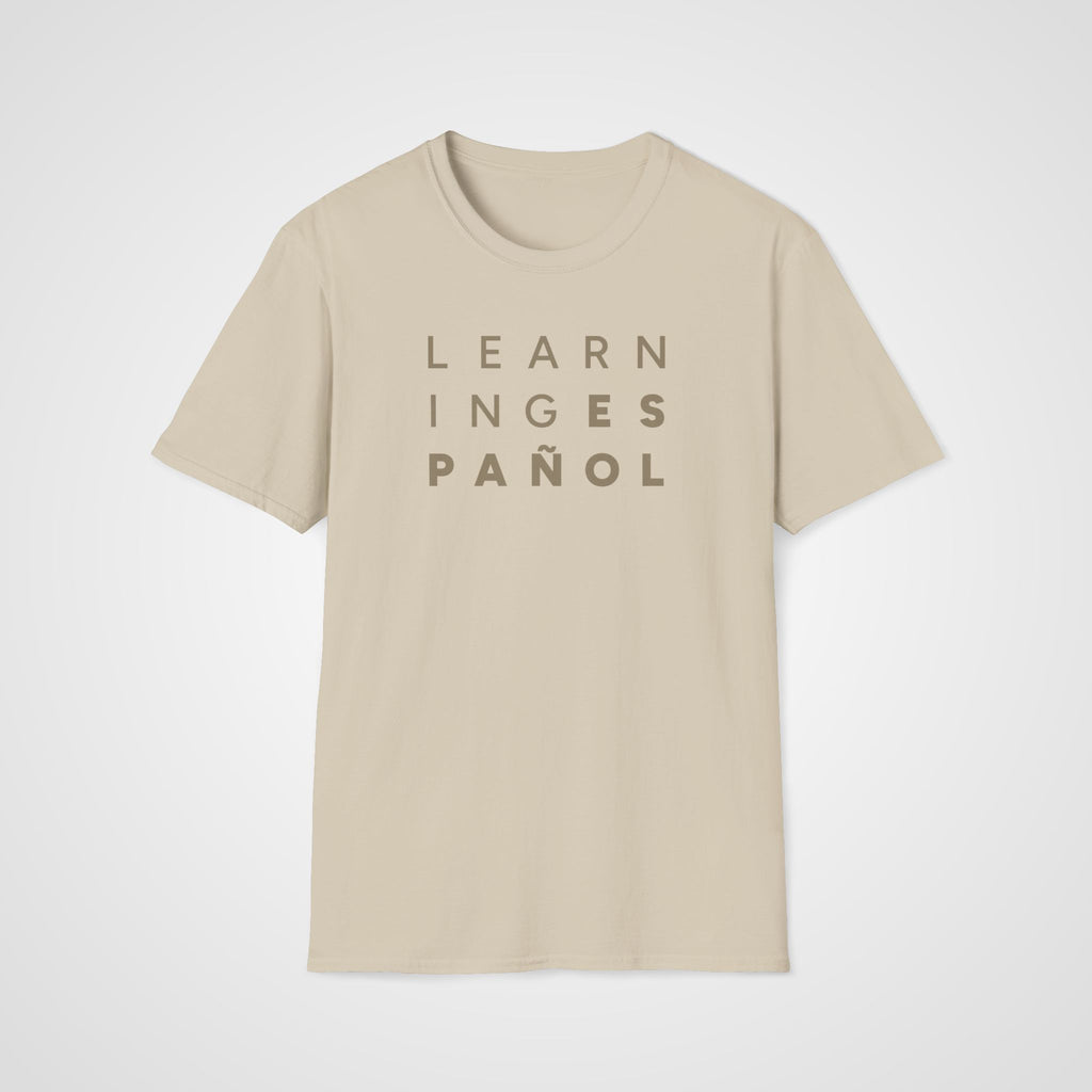 Learning Español T-Shirt in Sand