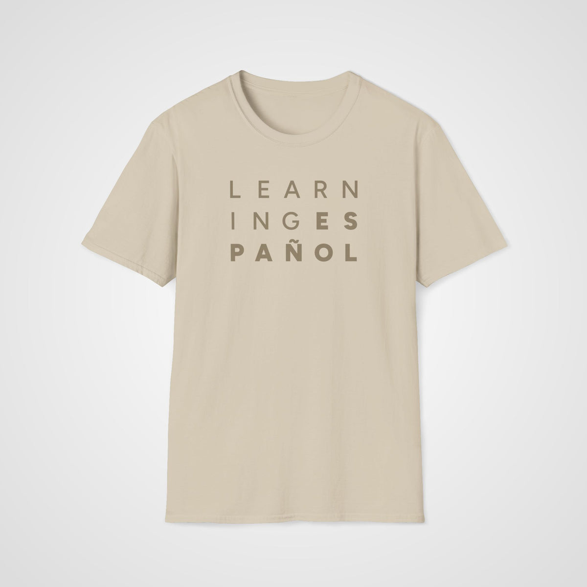 Learning Español T-Shirt in Sand